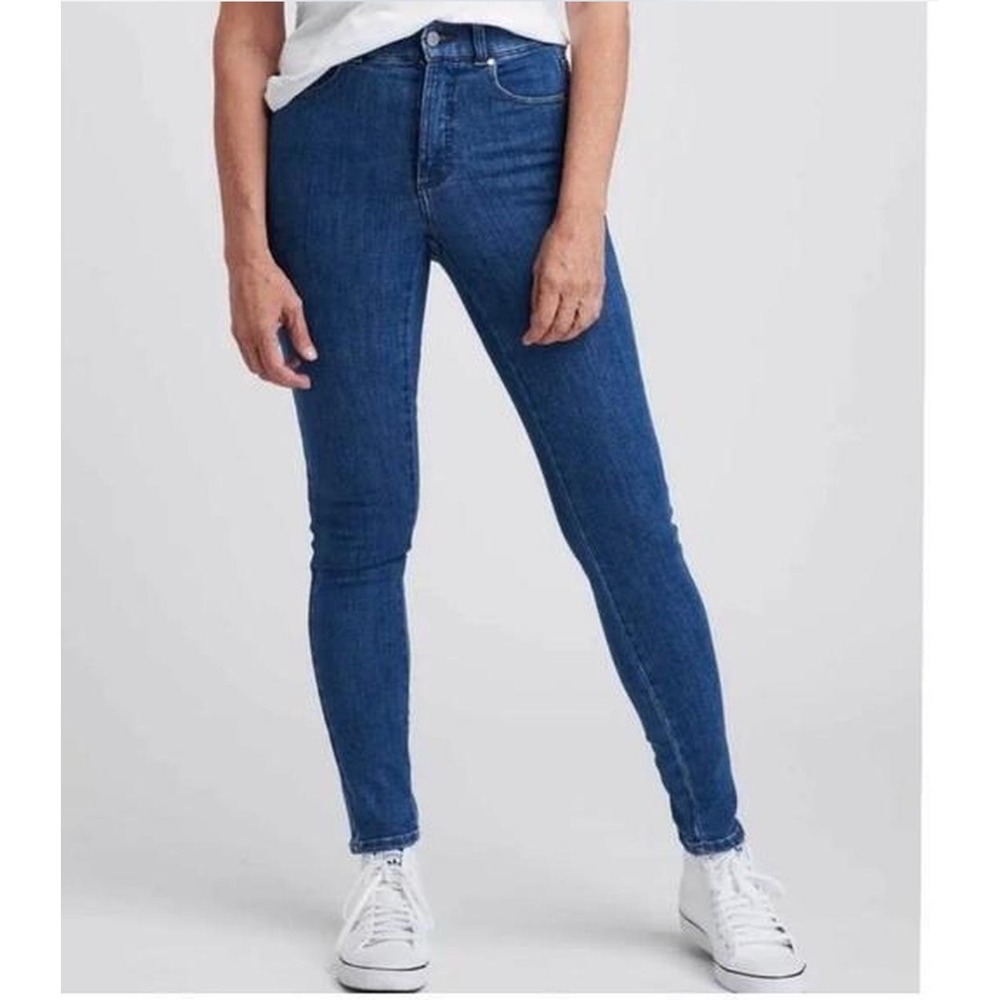 Universal‎ Standard Riviera High Rise Skinny Jeans Classic Blue Size 00